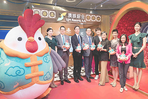 ◎ 嘉賓參觀澳娛綜合韓國路展展位。