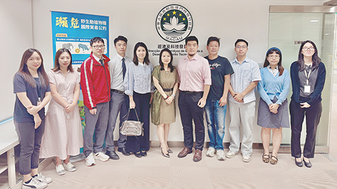 ◎ 經科局為澳門物流貨運聯合商會辦宣講會。