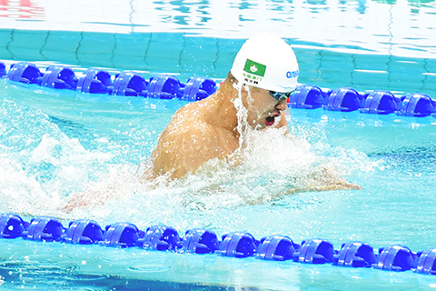 ◎ 周文颢全運五十蛙未能晉級。