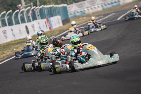 ◎ 小型賽車大賽ROK青少年組賽況。