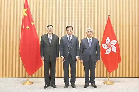 ◎ 粵港澳大灣區法律部門第七次聯席會議昨日在香港特區舉行。