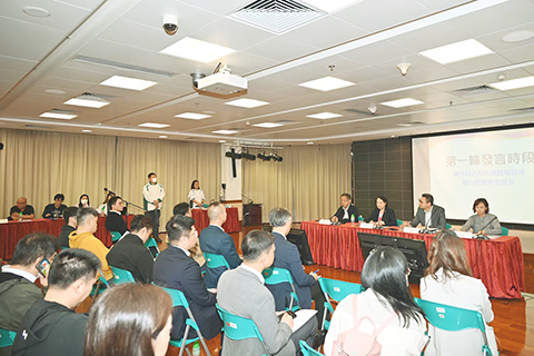 ◎ 社區座談會昨日舉行。