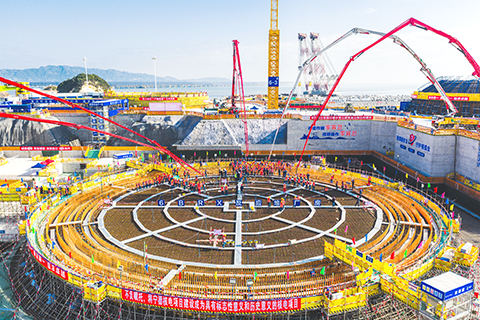 圖為開工現場。(中廣核 供圖)