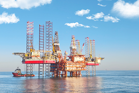 ◎ 十二月二十一日,中國海油宣佈,中國海上最大油田──渤海油田年產油氣突破四千萬噸,創歷史新高。這是中國海油渤中二十六-六油田。(馮浩 攝)