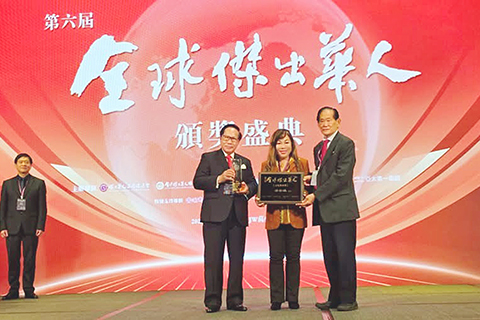 ◎ 「搖擺天使」梁安琪當選全球傑出華人。