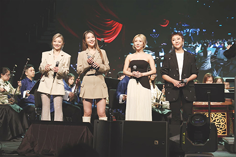 ◎ 「聲動香港」慈善音樂會歌手獻藝。