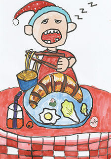 吃早餐 鏡平學校(小學部) 二年級 梁栢豪