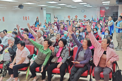 ◎ 街總長者網絡春節聯歡。