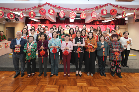◎ 婦聯舉行新春團拜活動。