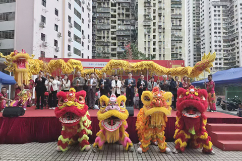 ◎ 「龍獅賀歲耀台山嘉年華」活動昨日舉行。