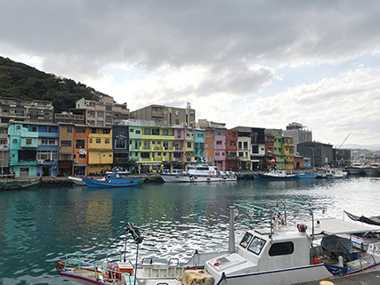 基隆正濱漁港房屋