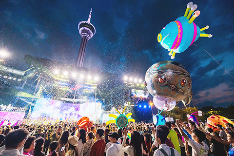 ◎ 大巡遊壓軸匯演傳遞海絲豐盈文化,多元藝術展演共建文化澳門活力形象。