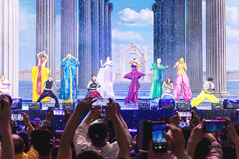 ◎ 大巡遊壓軸匯演傳遞海絲豐盈文化,多元藝術展演共建文化澳門活力形象。