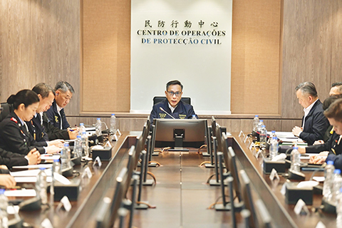 ◎ 會議由保安司長陳子勁主持。