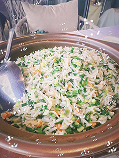 ◎ 當日的「科技米」炒飯