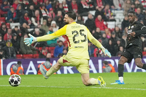 ◎ 大巴黎迪比利昨役破門。(美聯社)