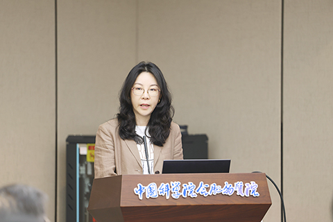 ◎ 李芳芳主任在開班儀式上致辭。